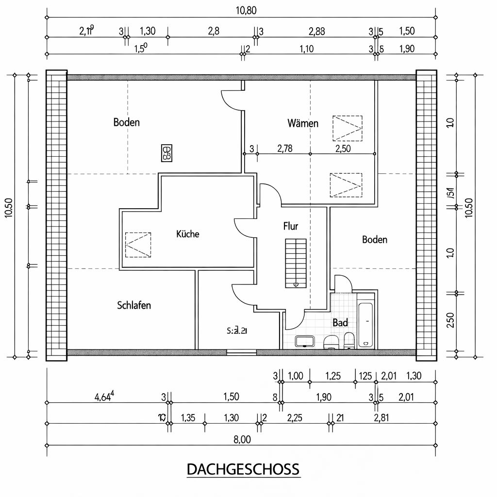 Grundriss Dachgeschoss